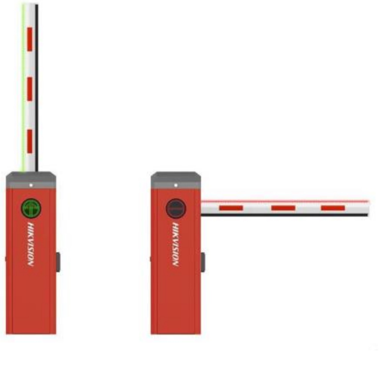 Hikvision DS-TMG520-L/B(6m) Digitale Schranke mit 6m Auslegermast und Anzeige rot/grün