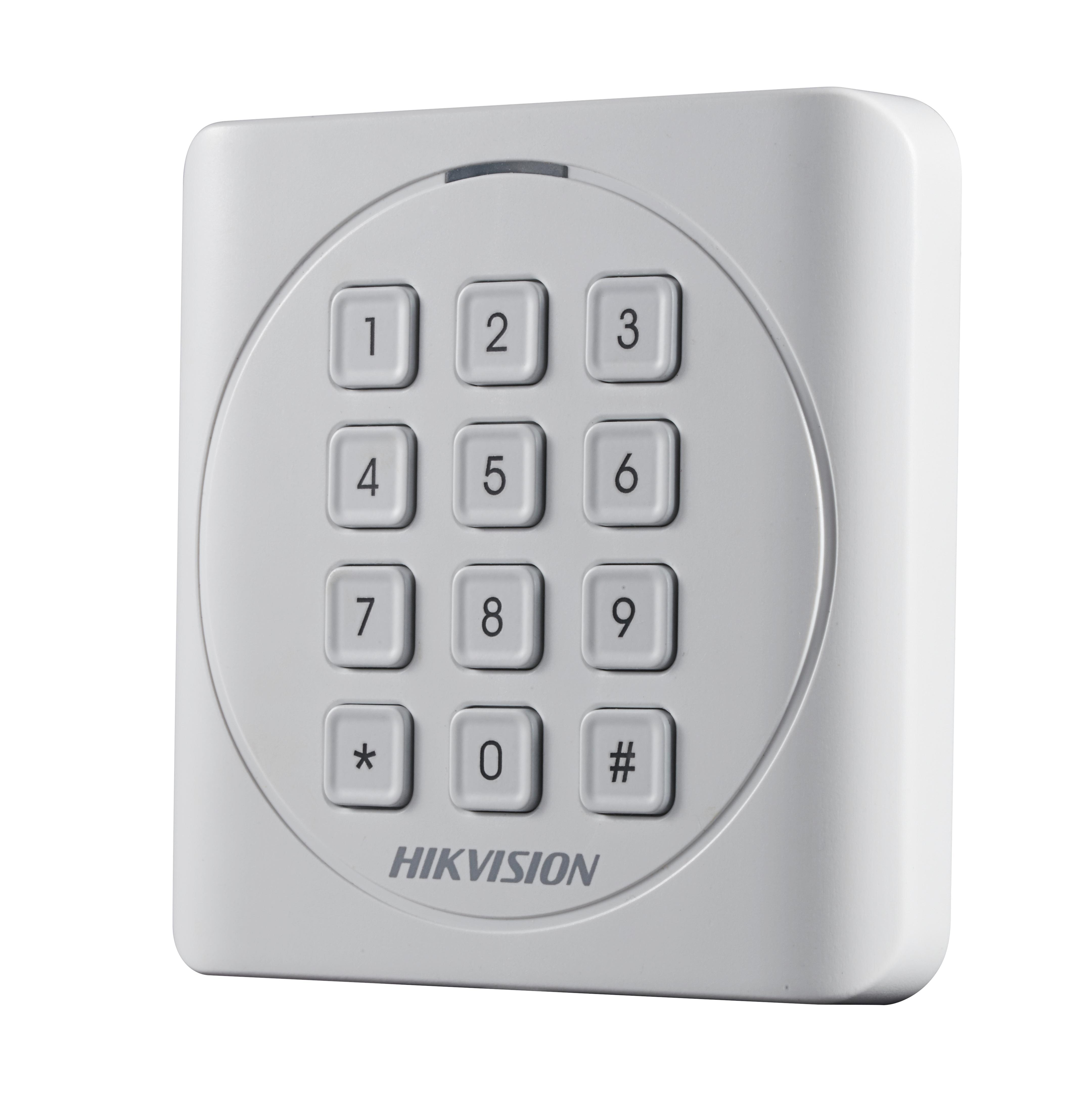 Hikvision DS-K1801MK Mifare Kartenleser für Zutrittskontrolle mit Keypad