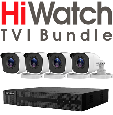HiWatch Series HWK-T4144BH-MM HD TVI Überwachungskamera Set