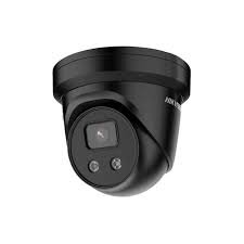Hikvision DS-2CD2346G2-ISU/SL(2.8mm)/C/BLACK 4MP AcuSense Turret IP Kamera mit Stroboskoplicht und akustischer Warnung