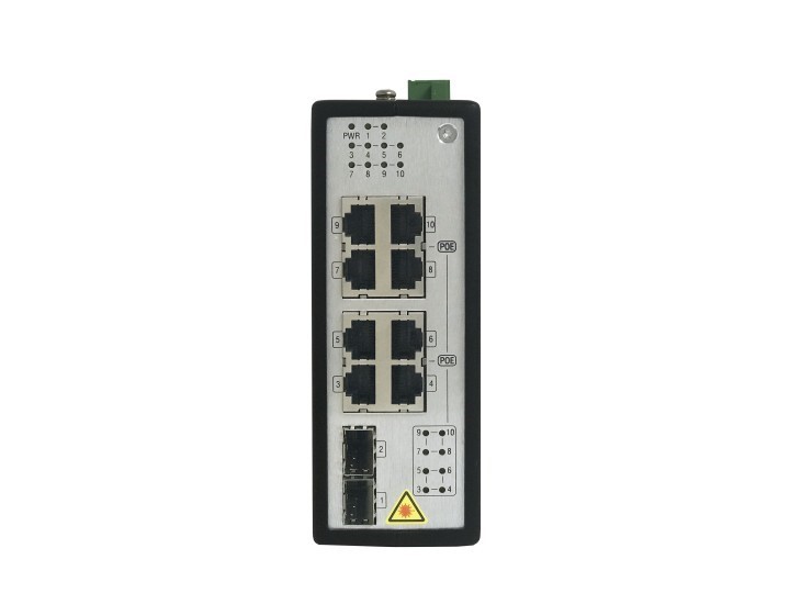 Hikvision DS-3T0510P 8 Port Gigabit Unmanaged Industrial POE Switch
