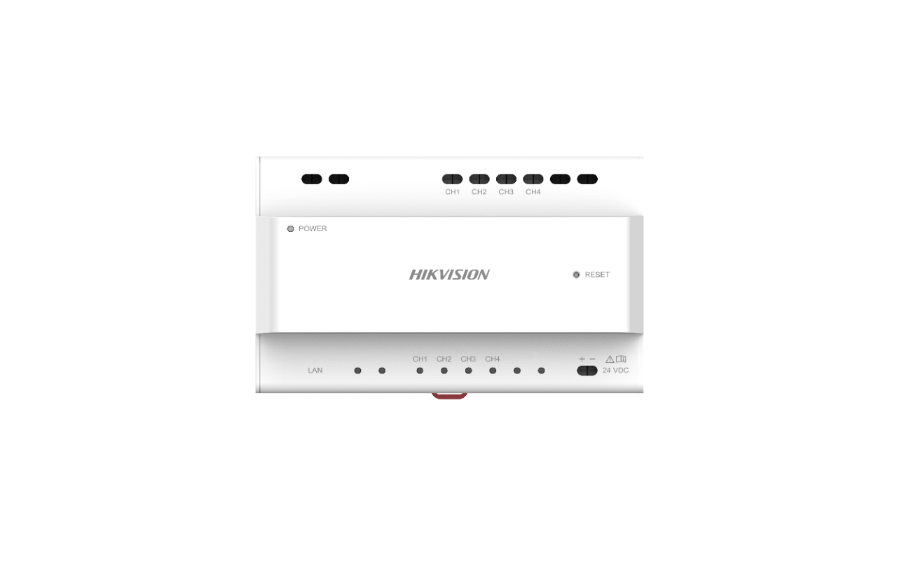 Hikvision DS-KIS702 2-Draht IP Video Intercom-Kit für Villa oder Haus