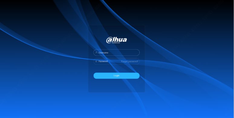 Dahua Web 5.0 Login