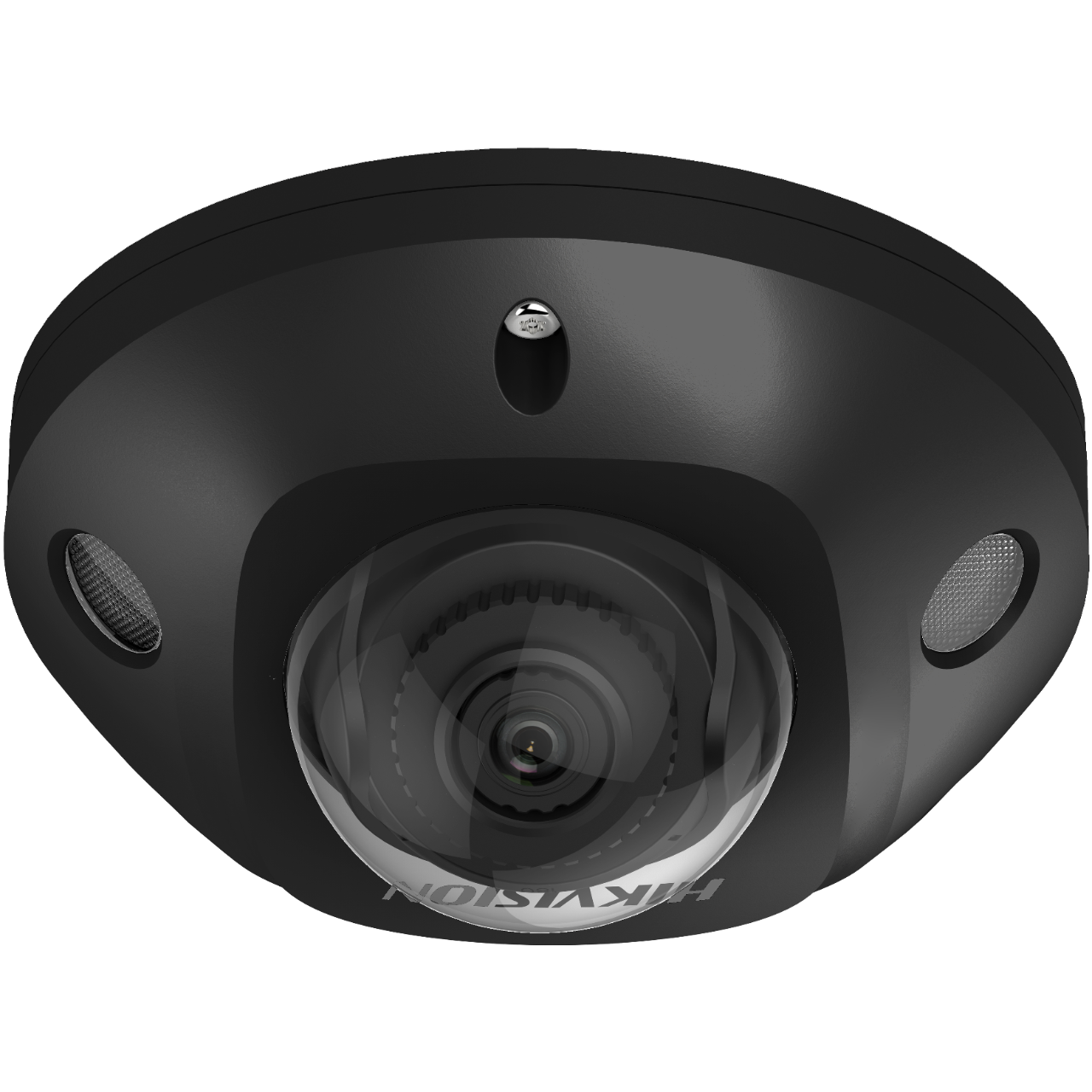 Hikvision DS-2CD2566G2-IS(2.8mm)(C)(BLACK) 6MP AcuSense Mini Dome Kamera mit Mikrofon Alarm und Audio