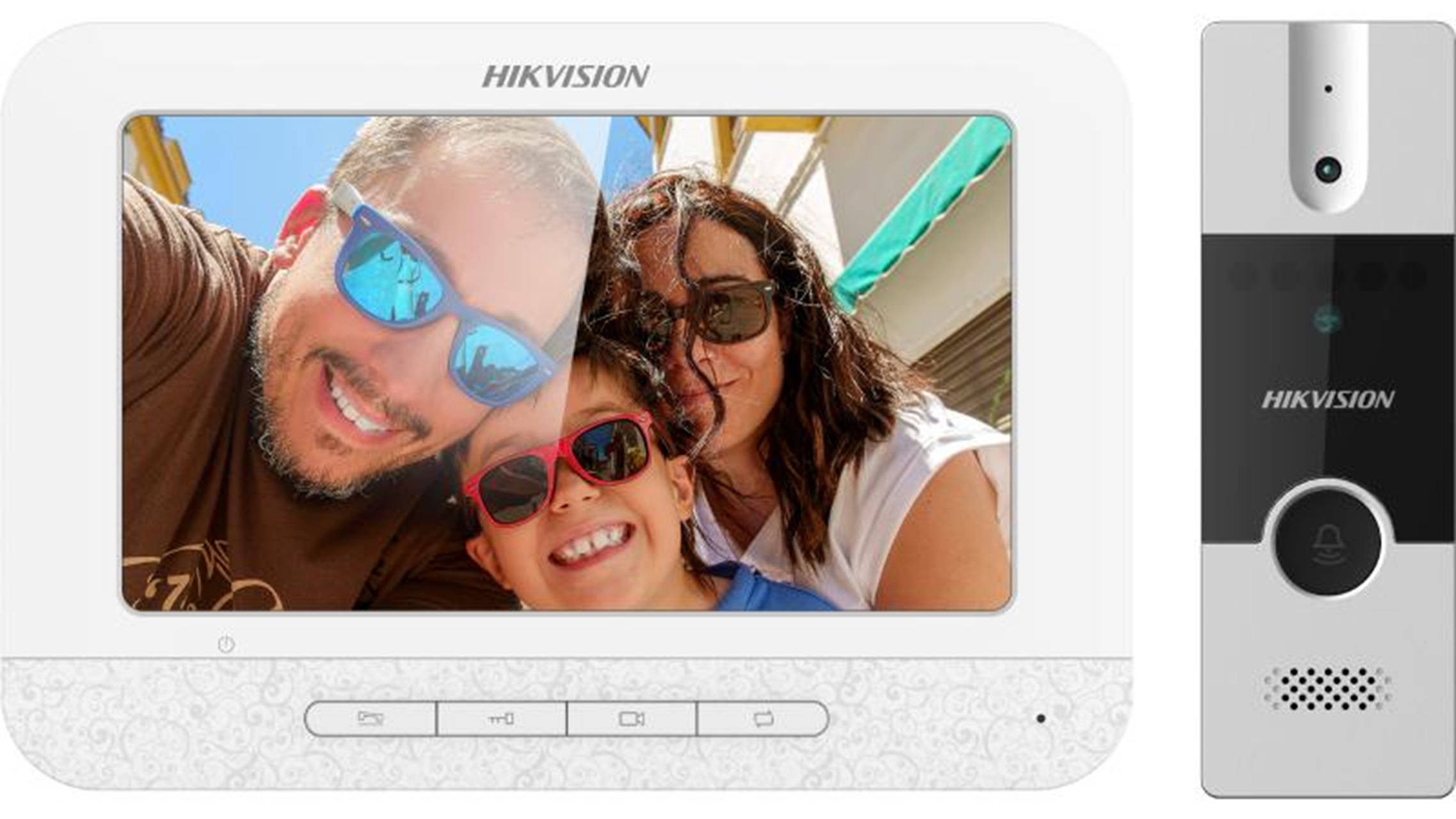 Hikvision DS-KIS202T Video Intercom 4 Draht Analog Komplettset 