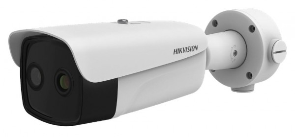 Hikvision DS-2TD2637T-10/P Bi-Spektrum IP Kamera mit Temperatur-Ausnahmealarm 9,7mm Brennweite