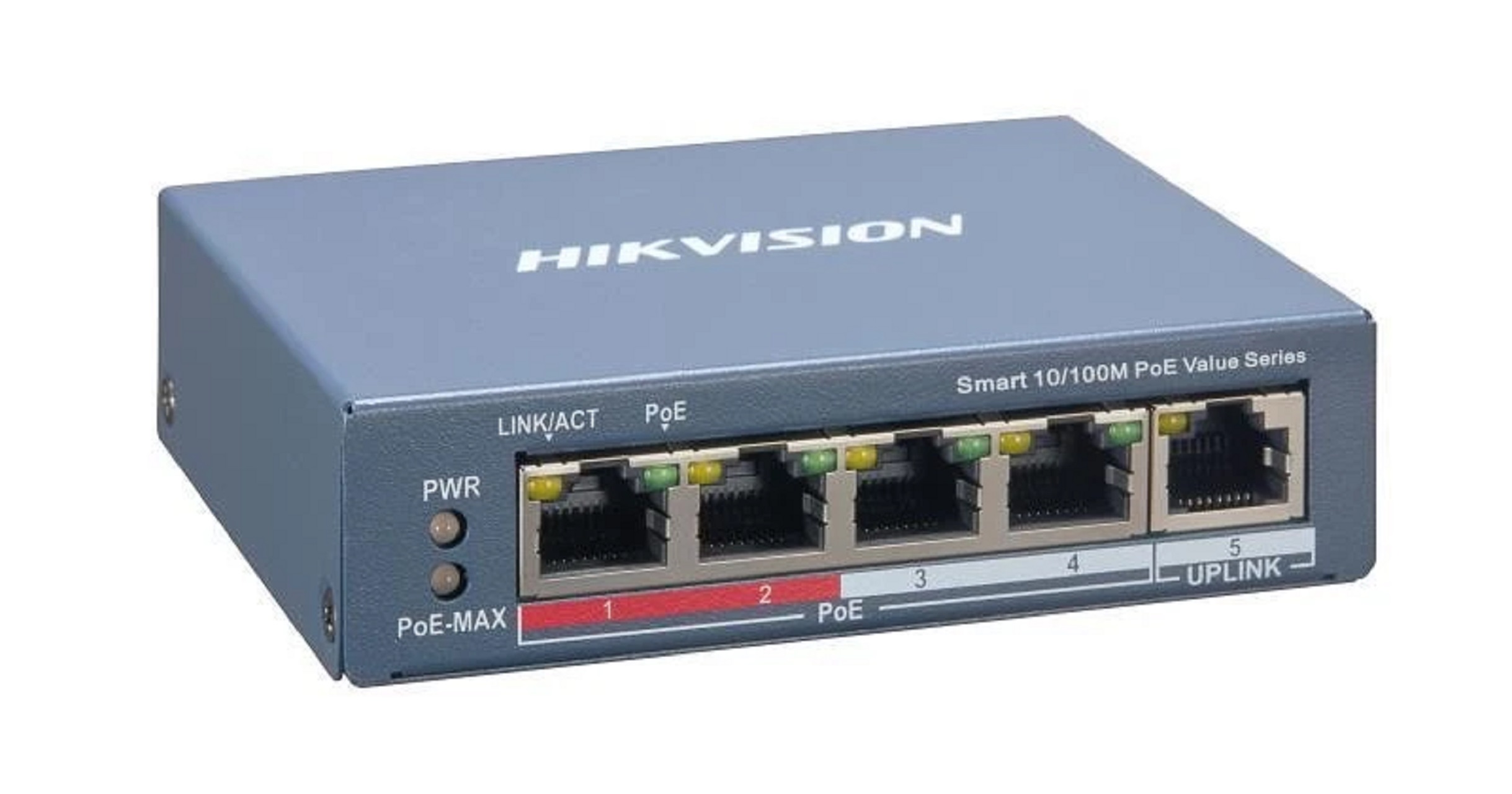 Hikvision DS-3E1105P-EI/M 4 Port Fast Ethernet Smart Managed PoE Switch