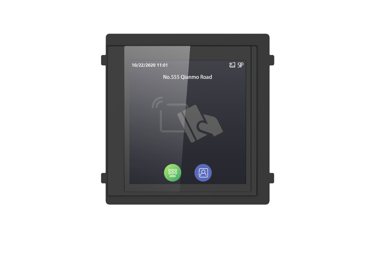 Hikvision DS-KD-TDM Video Intercom Touch Display-Modul mit Mifare-Kartenleser