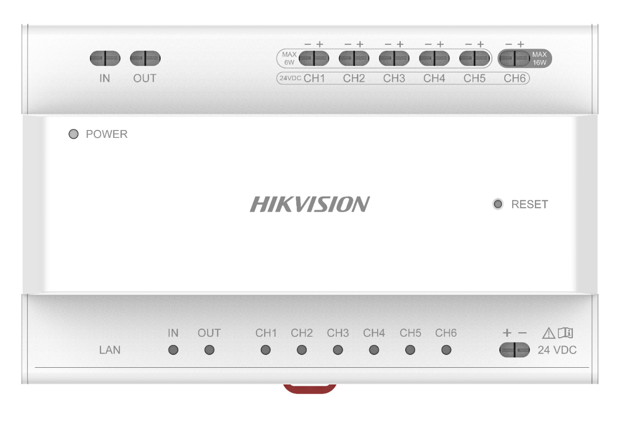 Hikvision DS-KAD706Y 2-Draht IP Verteiler