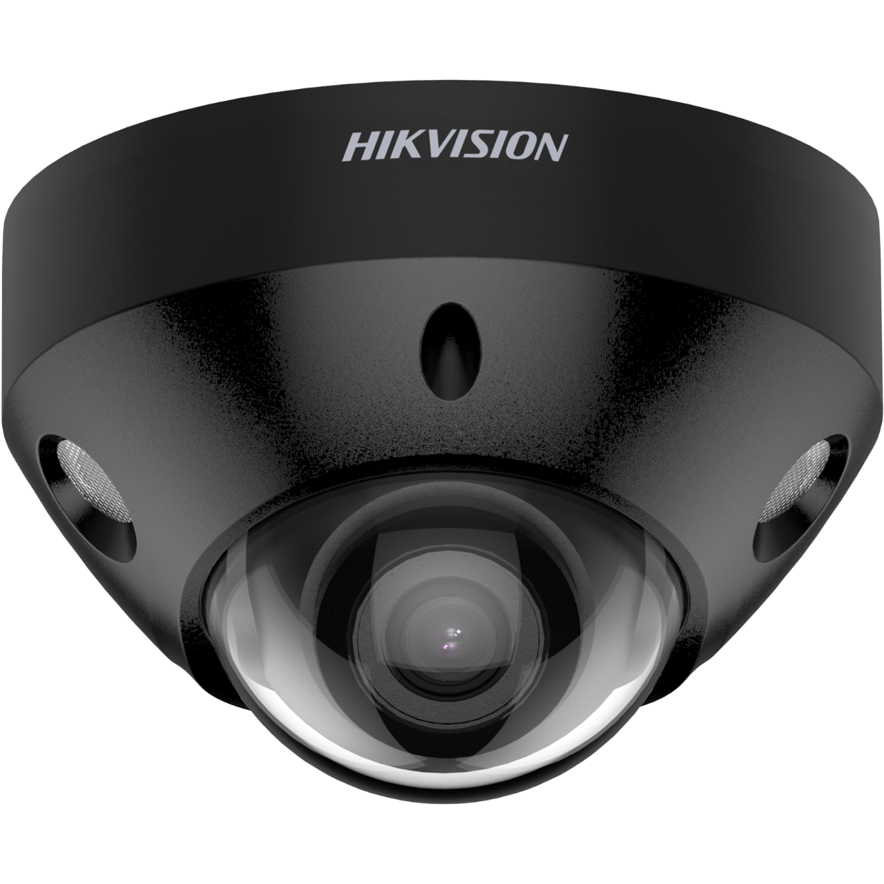 Hikvision DS-2CD2586G2-IS(2.8mm)(C)(BLACK) 8MP 4K AcuSense Mini Dome Kamera mit Mikrofon Audio Alarm